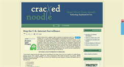 Desktop Screenshot of crackednoodle.com
