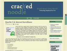 Tablet Screenshot of crackednoodle.com